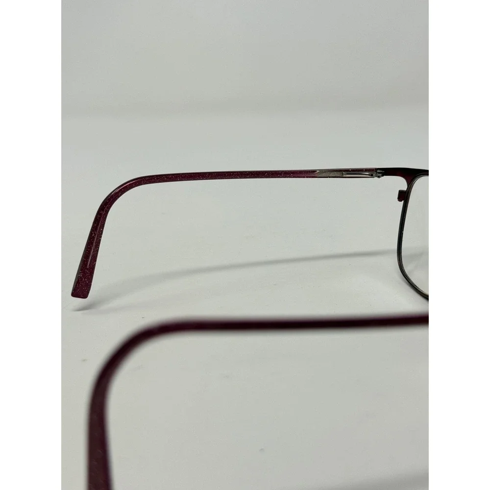 Converse Eyeglasses Metallic Burgundy Glitter Temple Rectangular Frames only